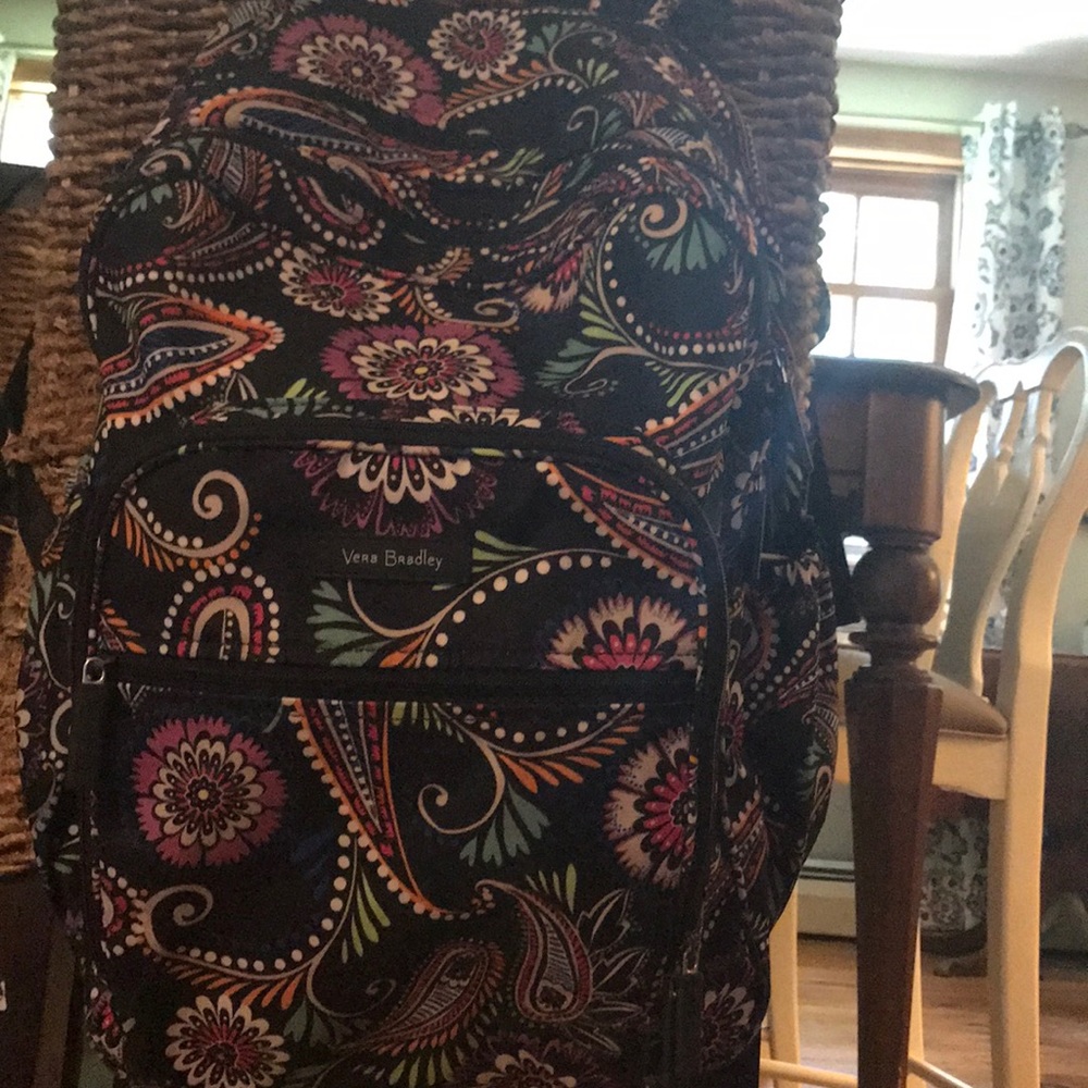 Vera Bradley Campus Backpack in Bandana Swirl